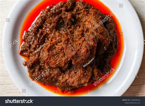 Rendang Pork Rendang Babi Rendang Babi Stock Photo