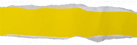 Yellow Ripped Paper Background Banner Template 11125712 Png