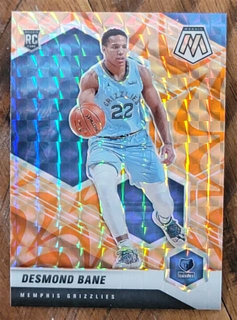 Panini Mosaic Orange Reactive Prizm Rc Desmond Bane