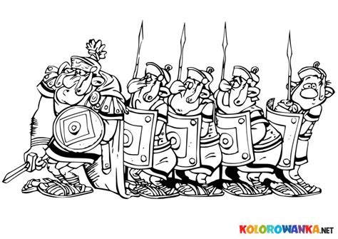 Kolorowanki Rzymanie Z Bajki Asterix I Obelix Kolorowanki Dla Dzieci