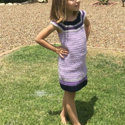 Pretty In Purple Crochet Dress Hooked On Homemade Happiness