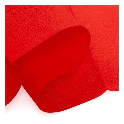 Red Crepe Paper 100cm X 50cm Hobbycraft