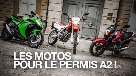 Comparatif Les Motos Pour Le Permis A Youtube