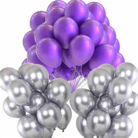 Purple And Silver Party Decorations