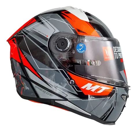 Casco Moto Mt Revenge 2s Xavi Vierge A5 Brillo Allmotors