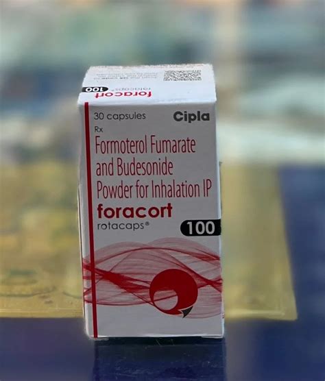 Foracort Formoterol Budesonide Rotacaps Cipla Treatment Asthma At