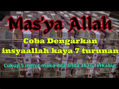 Subhanallah Sholawat Jibril Pembuka Pintu Rezeki Paling Ampuh