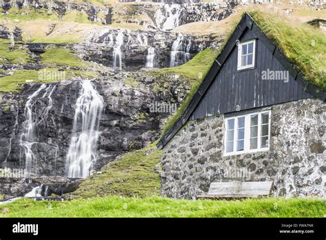 Village of Saksun, Faroe Islands, Denmark Stock Photo - Alamy