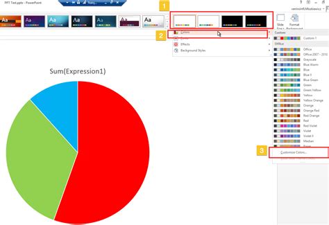 Solved: Powerpoint Pie Chart Custom Colors - Qlik Community - 2122674