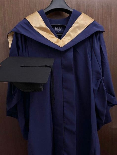 NUS College Of Humanities And Sciences Graduation Gown With Mortarboard