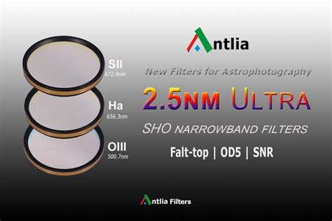 New Arrival Antlia Nm H A Sii And Oiii Ultra Filter Extra