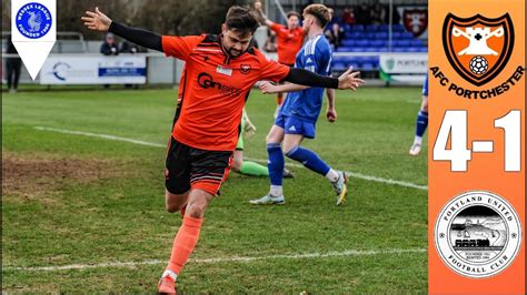 AFC Portchester Vs Portland FC Match Highlights 4 1 WESSEX LEAGUE