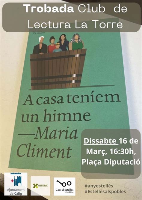 El Club de Lectura La Torre celebrarà dissabte una trobada amb lautora