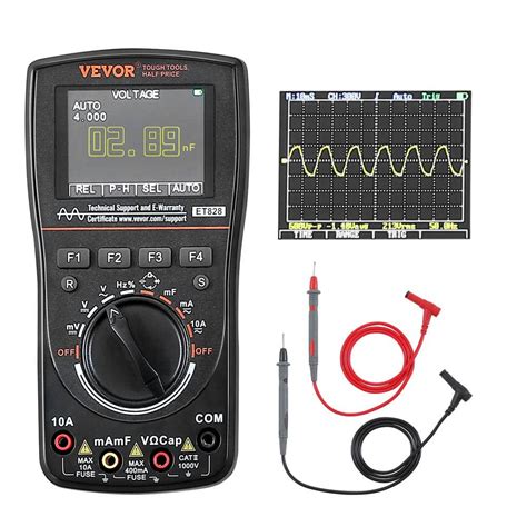 Vevor In Handheld Digital Oscilloscope Ms S Sampling Rate Mhz