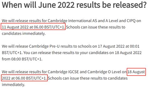 2022A level IG夏季考试三大国际考试局放榜时间 翰林国际教育