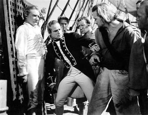 Mutiny On The Bounty Movie Set Pictured Marlon Brando As St