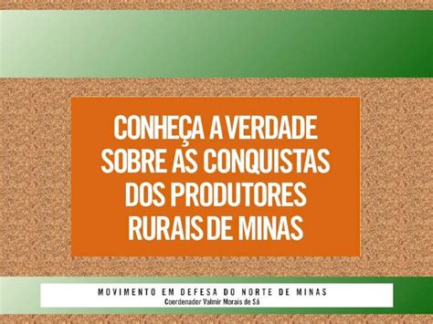 PDF CONHEÇA A VERDADE SOBRE AS CONQUISTAS DOS PRODUTORES RURAIS DE