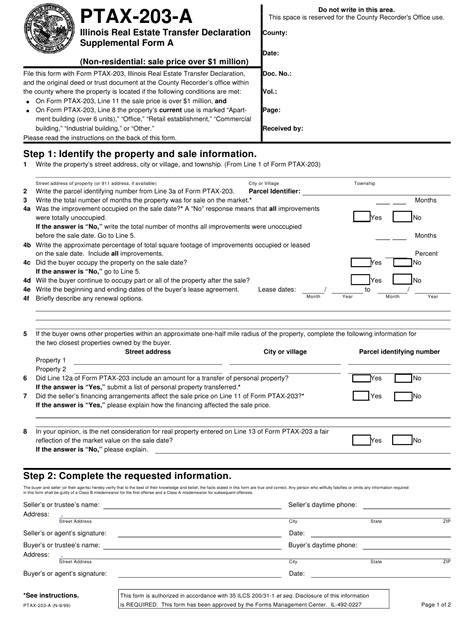 Columbia County Supplemental Real Estate Transfer Tax Form ...