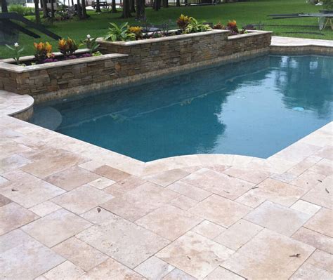 pool coping tiles travertine - POOL COPING TILES - NON SLIP STONE TILES ...