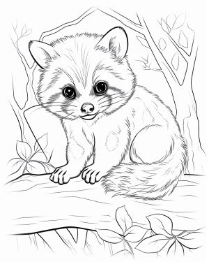 Bandit Face Raccoon Coloring Pages Raccoon Coloring Page, 57% OFF