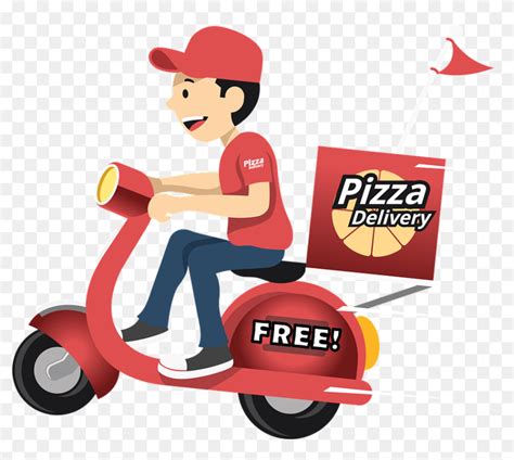 Transparent Food Delivery Png - Free Pizza Delivery Png, Png Download - 848x720(#6891662) - PngFind