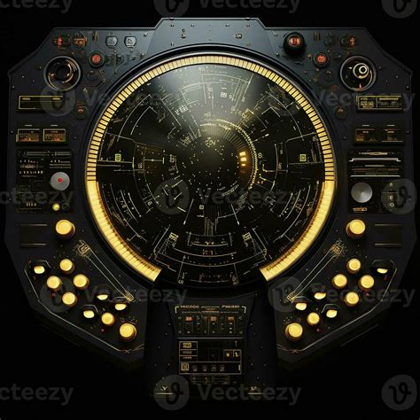 Alien spaceship control panel. AI generated. 28628380 Stock Photo at ...