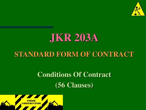 Jkr Form Of Contract