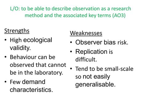 observational method