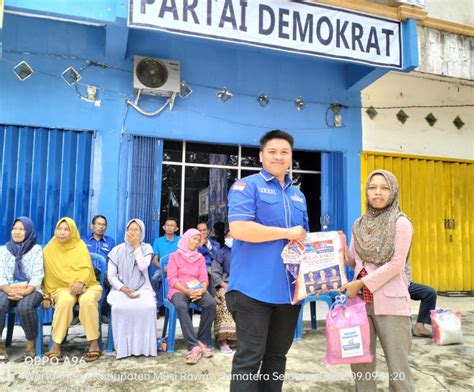 Peringati Hari Jadi Ke Dpc Demokrat Musi Rawas Gelar Bakti Sosial