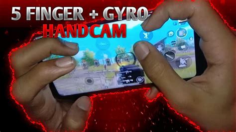 5 Finger Gyro Always On Handcam I Pubg Mobile I 1k Special I Kabali