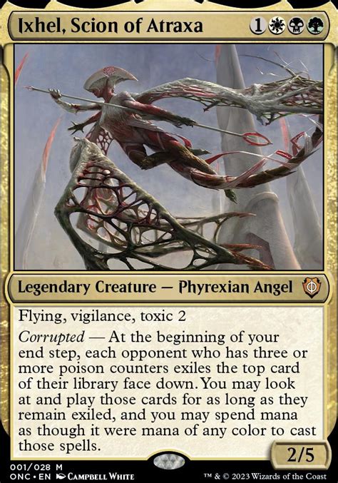 Ixhel Scion Of Atraxa Phyrexia All Will Be One Commander Decks