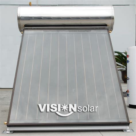 Compact Pressurized Flat Plate Thermosiphon Solar Water Heater High Quality Compact Pressurized