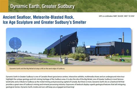 Dynamic Earth Greater Sudbury Publications Ontario