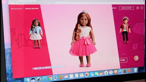 Chloes American Girl Doll Channel Create Your Own - Dollar Poster