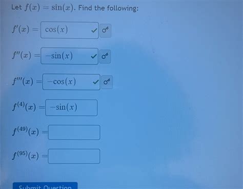 Solved Let F X Sin X ﻿find The