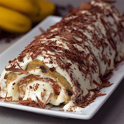 Banana Bread Cheesecake Roll Cooking Tv Recipes