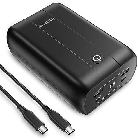 Imuto 100w Laptop Power Bank 20000mah Usb C Portable Chargerexternal