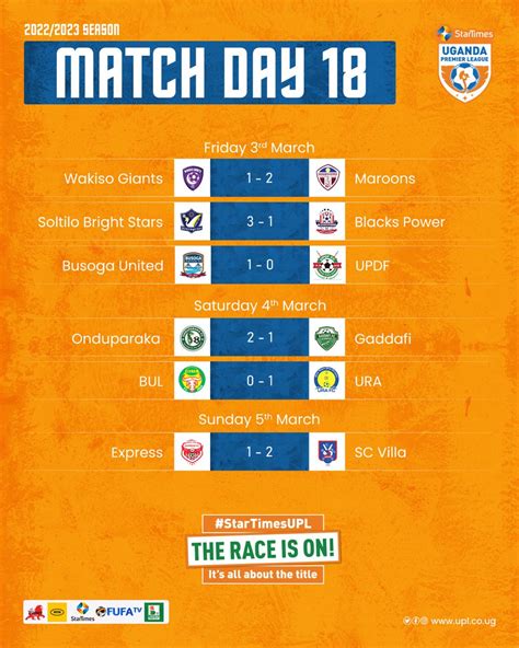 Startimes Uganda Premier League On Twitter Match Day Startimesupl