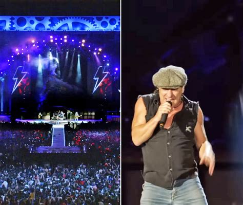 With A Raucous Performance Of Thunderstruck In An Argentina Stadium