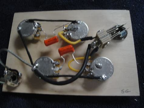 Gibson Epiphone Sg Wiring Harness Cts Switchcraft Cde Reverb