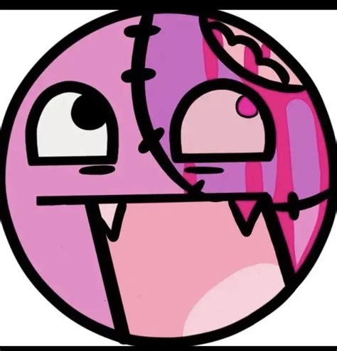 pink epic face pfp! | Face icon, Silly faces, Emoji faces