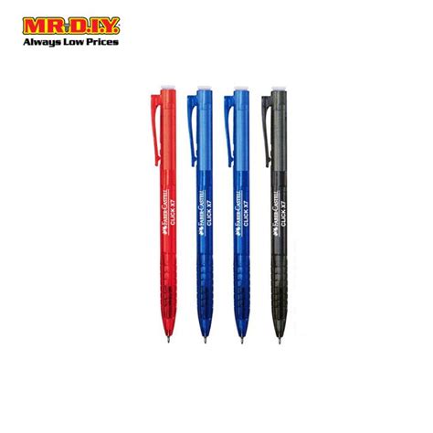 Faber Castell Click X Ballpoint Pen Mix Mm Pcs Mr Diy