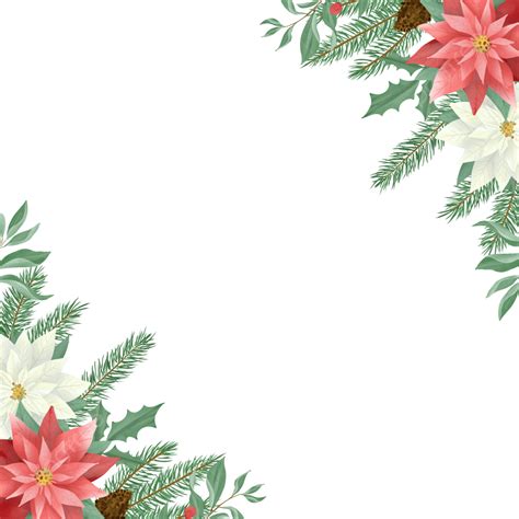 Border With Watercolor Christmas Wreath, Border, Watercolor Christmas, Christmas Wreath PNG ...