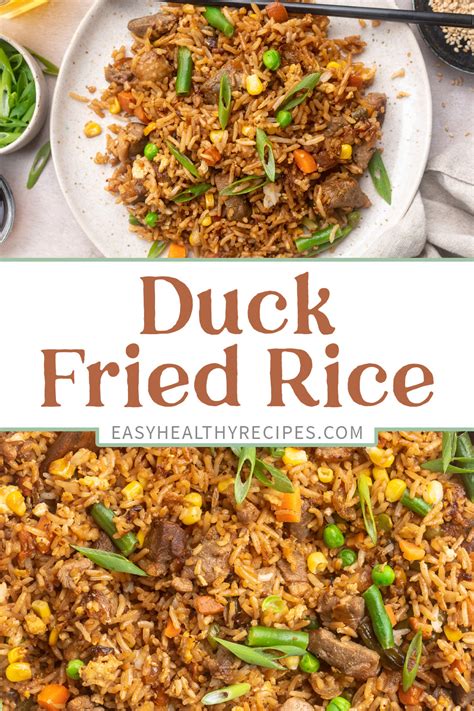 Duck Fried Rice - Easy Healthy Recipes