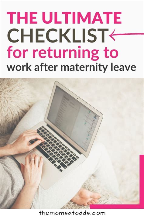 How To Prepare For Going Back To Work After Maternity Leave The