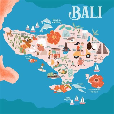 Pin By Paula Espinosa Molina On Maps Bali Map Bali Travel Bali