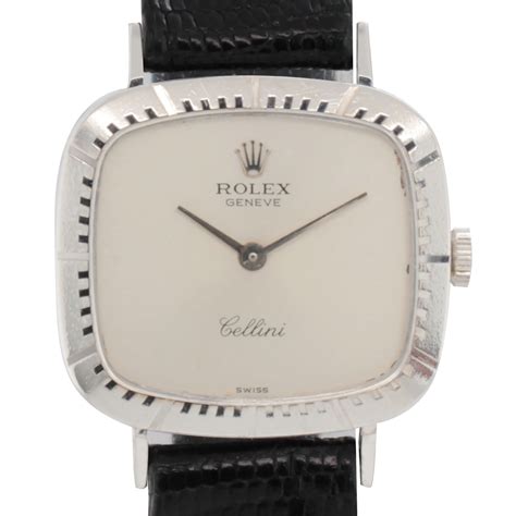 Rel Gio Rolex Cellini Ouro Branco