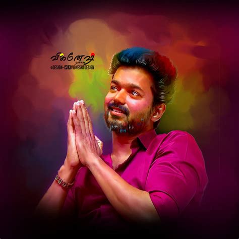 Vijay Digital Art Image Hd By Vigneshtdesign On Deviantart