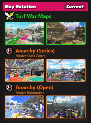 Splatoon News On Twitter Rt Squidboards Our Map Rotation Info Is