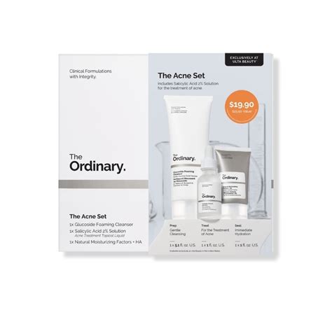 The Ordinary The Acne Set 3 Step Regimen Koko Beauty